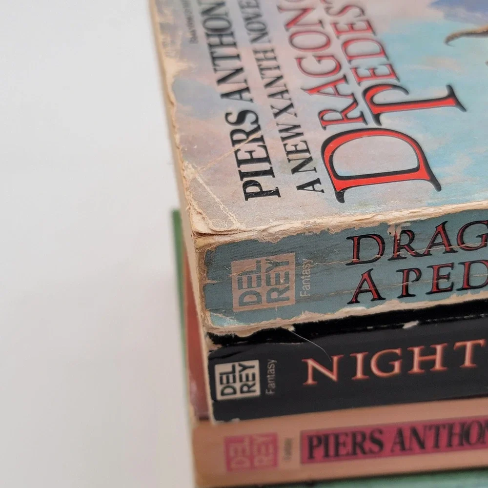 Piers Anthony Xanth Series 4 Book Lot Paperback Vintage Fantasy Del Rey Fair